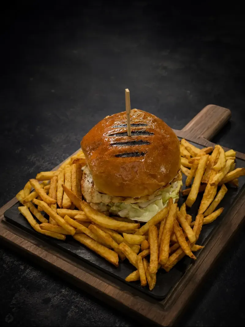 Hamburguesa de Pollo a la Plancha