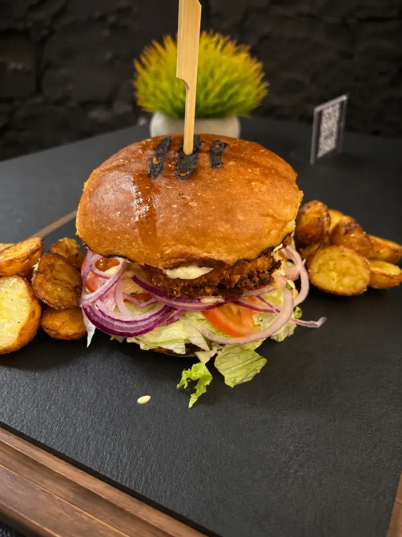 Hamburguesa Crujiente de Pollo