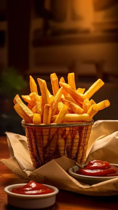 Patatas fritas caseras
