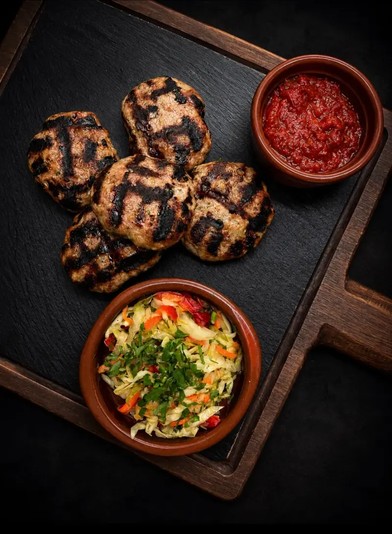 Hamburguesas Búlgaras a la plancha