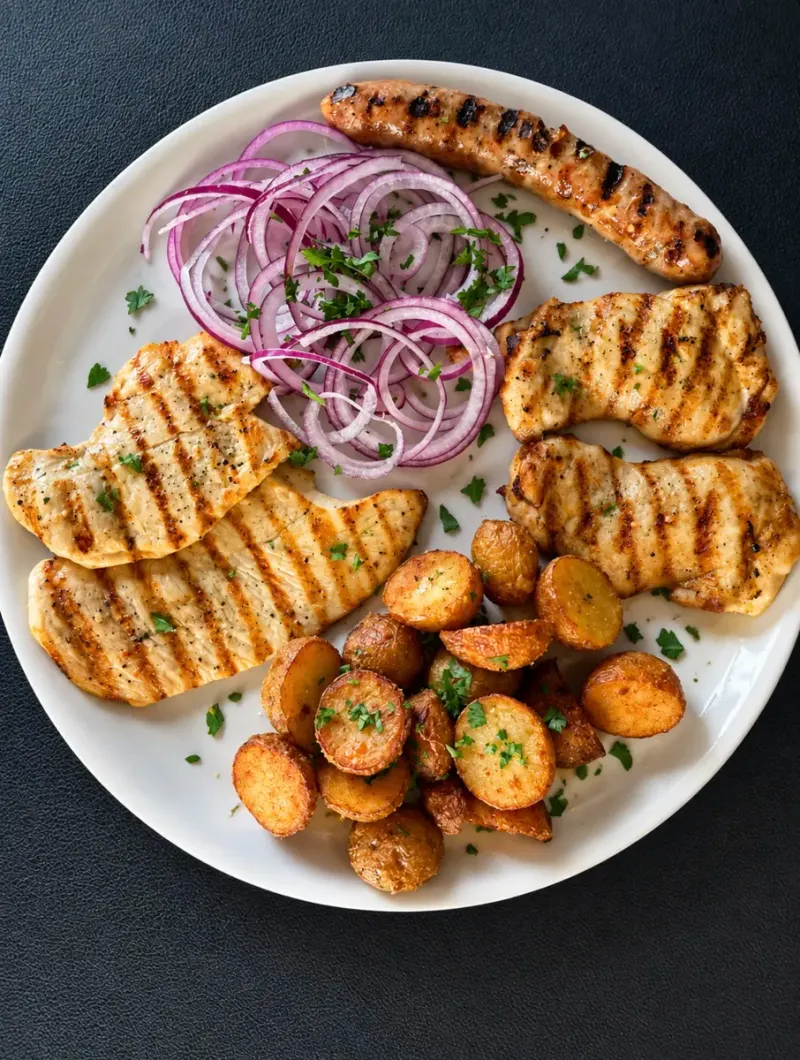 Plato Mixto de Pollo para Una Persona
