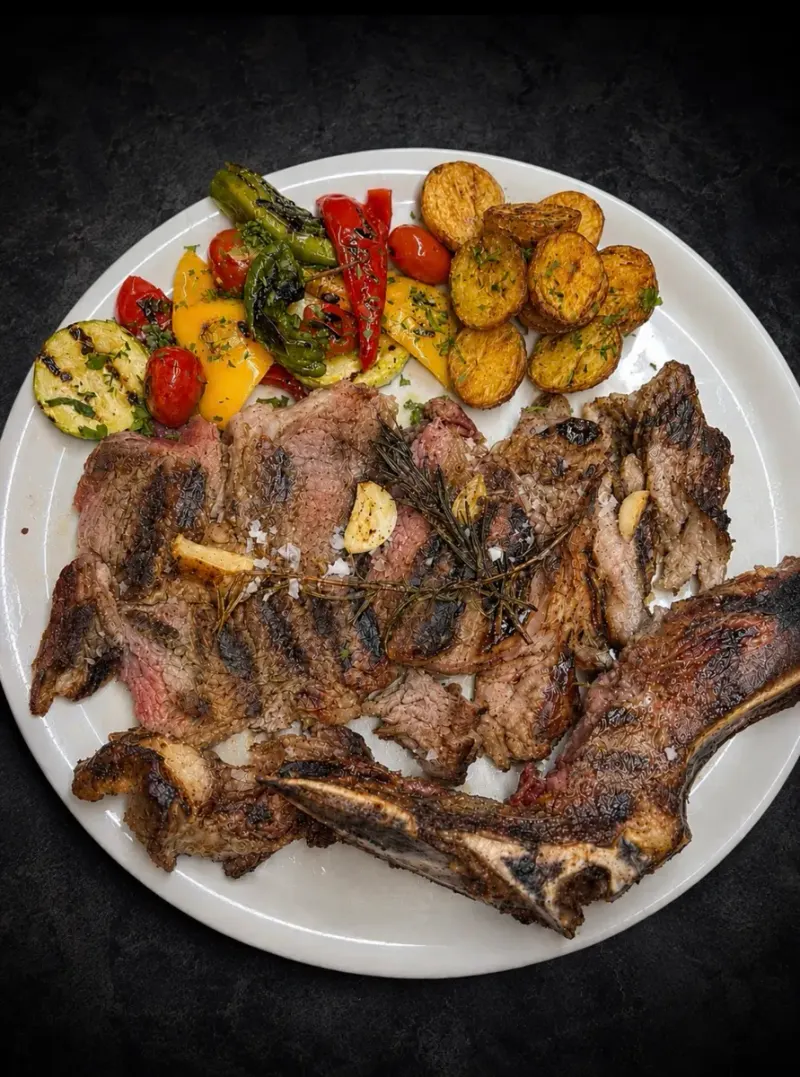 Chuletón de vaca madurado 25 días a la brasa